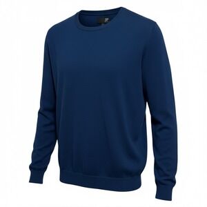 J. Ferrar Lightweight Crewneck Sweater Blue Sz XXL